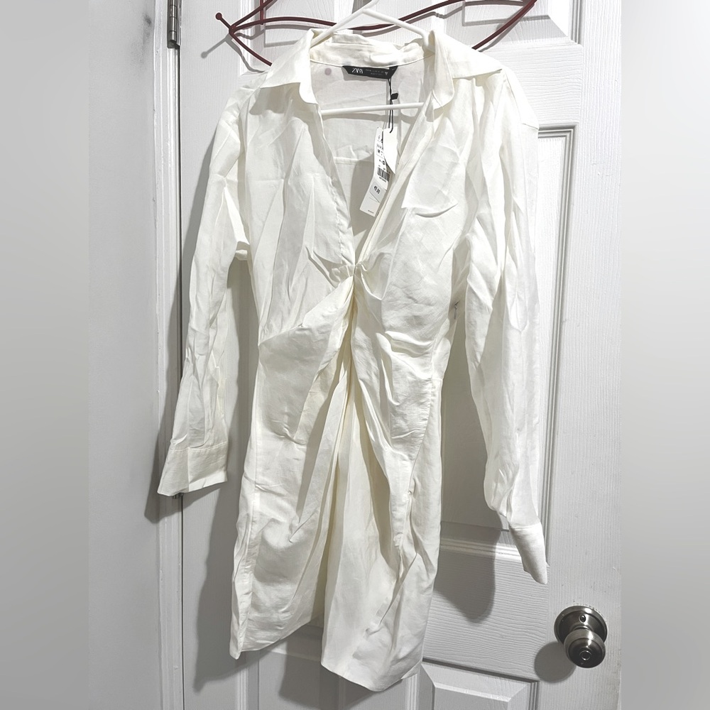 Zara linen dress NWT! - Picture 3 of 5